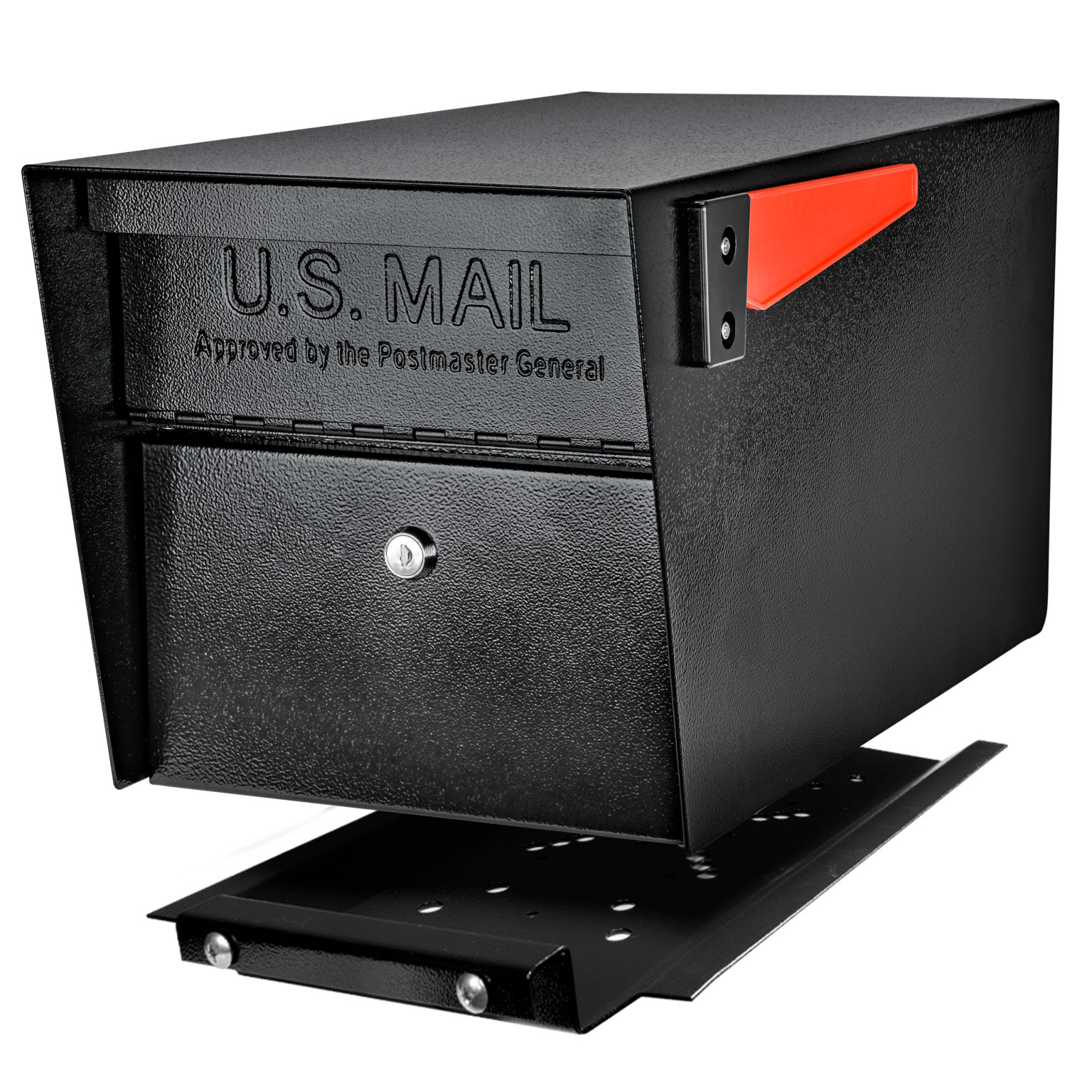 Post Mounted Locking Security Curbside Mailboxes Mailboss