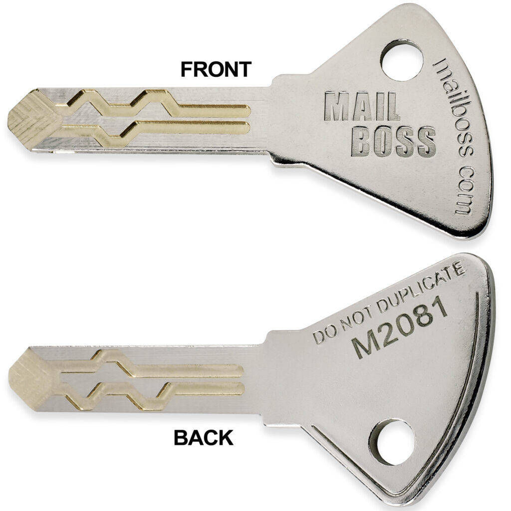 Replacement MSeries Key for Mail Boss Locking Mailboxes Mailboss