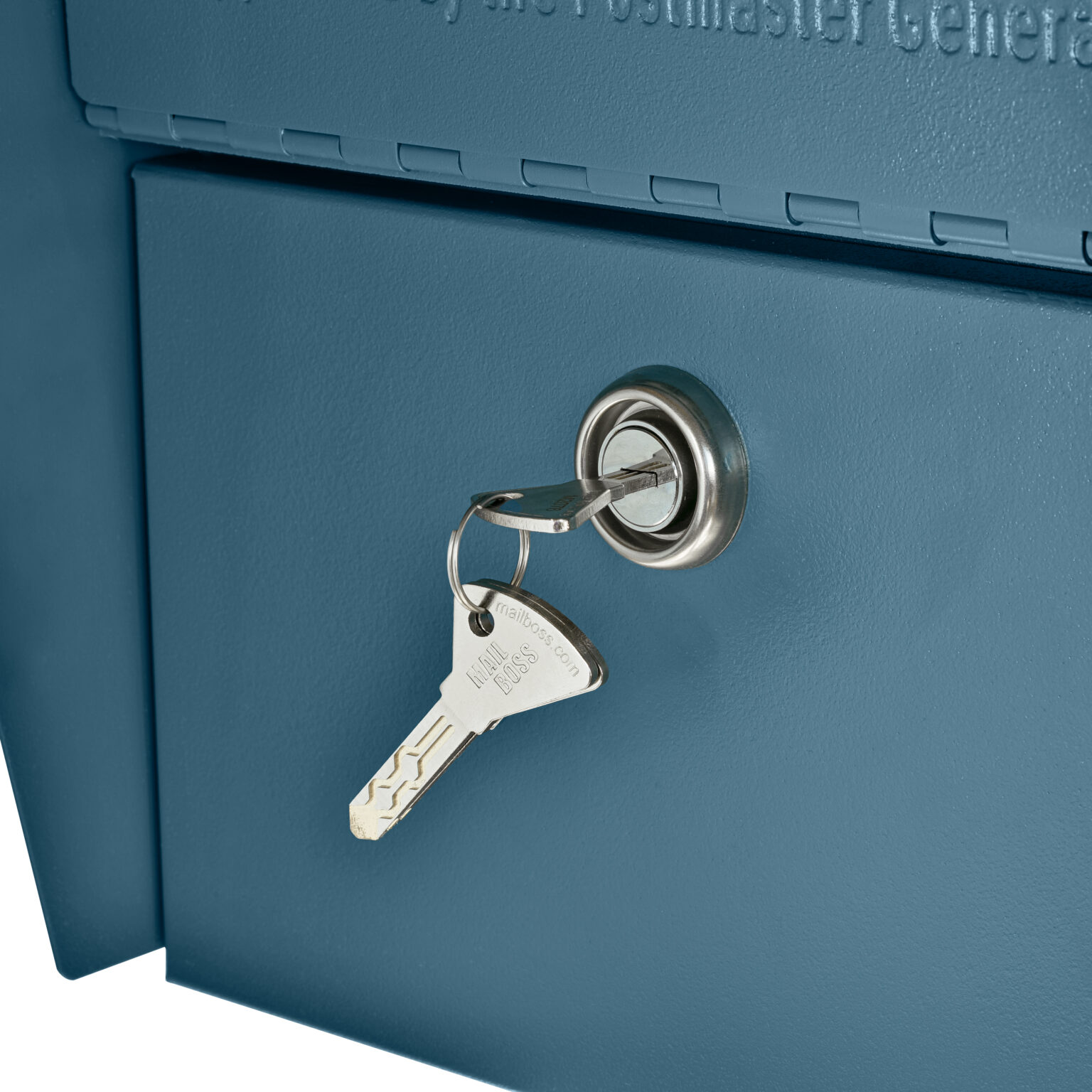 How does the mailman put mail in Mail Boss locking mailbox? Mailboss