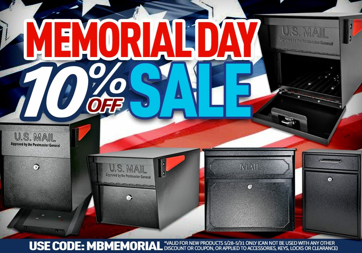 Memorial day sale 20201! In honor of the brave service men and women who have made the ultimate sacrifice for our country, we are proud to offer 10% off purchases* made this memorial day weekend. Use Code: MBMEMORIAL at checkout *Valid for NEW products 5/28-5/31 ONLY (can not be used with any other discount or coupon, or applied to accessories, keys, locks or clearance) Memorial day sale 20201! In honor of the brave service men and women who have made the ultimate sacrifice for our country, we are proud to offer 10% off purchases* made this memorial day weekend. Use Code: MBMEMORIAL at checkout *Valid for NEW products 5/28-5/31 ONLY (can not be used with any other discount or coupon, or applied to accessories, keys, locks or clearance)